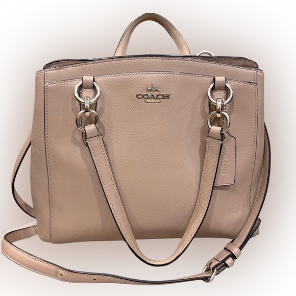 Coach Leather Minetta Handbag Crossbody Shoulder Bag Purse...